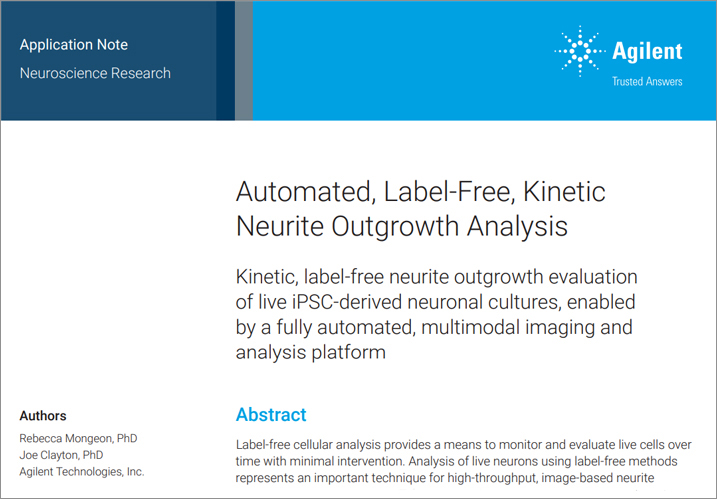 Automated Label-Free Kinetic Neurite Outgrowth Analysis