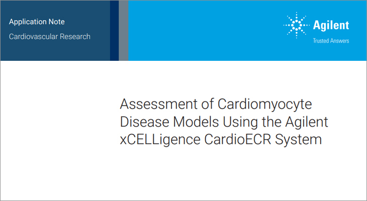Assessment of Cardiomyocyte Disease Models Using the Agilent xCELLigence CardioECR System