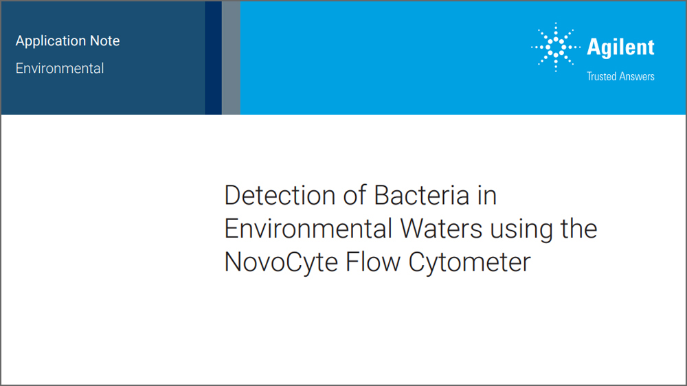 detection of bacteria app note