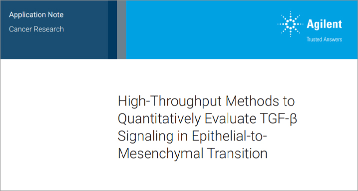 High-Throughput Methods to Quantitatively Evaluate Cell Signalling in Epithelial-to-Mesenchymal Transition