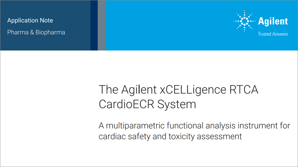 The Agilent xCELLigence RTCA CardioECR System