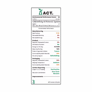 1260 Infinity III Prime 液相色谱系统