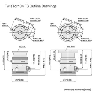 TwisTorr 84 FS 涡轮分子泵