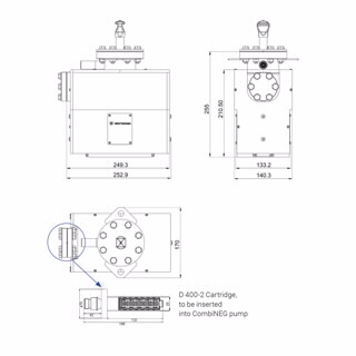 CombiNEG 40-400 吸气剂复合型离子泵